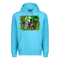 Ocean Blue st. patrick's day heifers Premium Hoodie - RanaPortraitStore