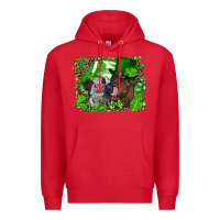 Red st. patrick's day heifers Premium Hoodie - RanaPortraitStore
