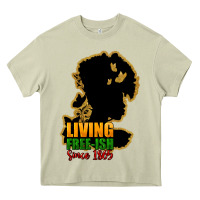 Mossy Living free-ish since 1865 Heavy Core Tee - HowdyJamesFarm
