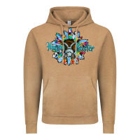 Vintage Camel happy easter sunflower Vintage Hoodie - CowhideDigitalArt