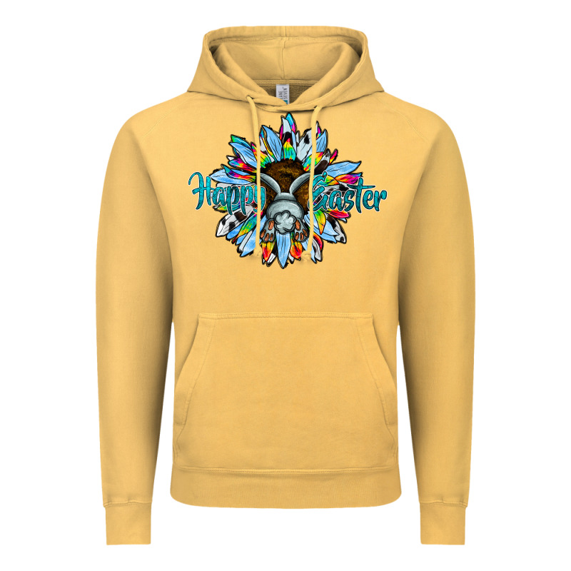 Happy Easter Sunflower Vintage Hoodie by CowhideDigitalArt | Teevron