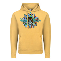 Vintage Mustard happy easter sunflower Vintage Hoodie - CowhideDigitalArt
