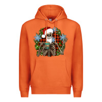 Carrot Santa skeleton christmas Premium Hoodie - Artiststas