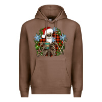 Chestnut Santa skeleton christmas Premium Hoodie - Artiststas