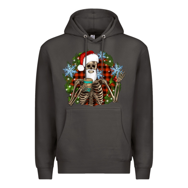 Santa Skeleton Christmas Premium Hoodie by Artiststas | Teevron