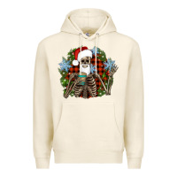 Tofu Santa skeleton christmas Premium Hoodie - Artiststas