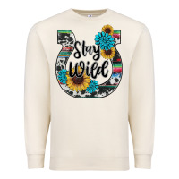 Sandshell western stay wild horsesho Premium Sweatshirt - RanaPortraitStore