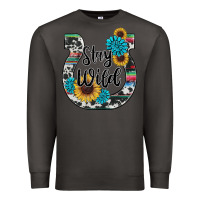 Smoke western stay wild horsesho Premium Sweatshirt - RanaPortraitStore