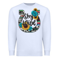 White western stay wild horsesho Premium Sweatshirt - RanaPortraitStore