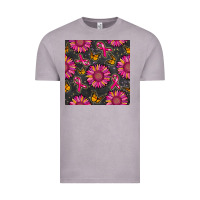 Breast Cancer Sunflower Seamless Pattern Vintage Tee | Teevron