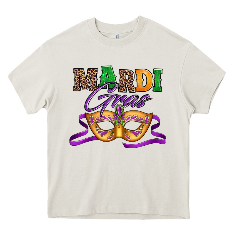 Happy Mardi Gras Carnival Mask Heavy Core Tee by Jasminsmagicworld | Teevron