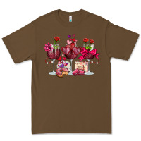 Cacao valentine's day wine glasses Premium Tee - OliviaCreatesArt