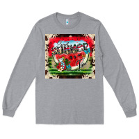 Heather Grey Sweet Summer Time Long Sleeve Tee - CowhideDigitalArt