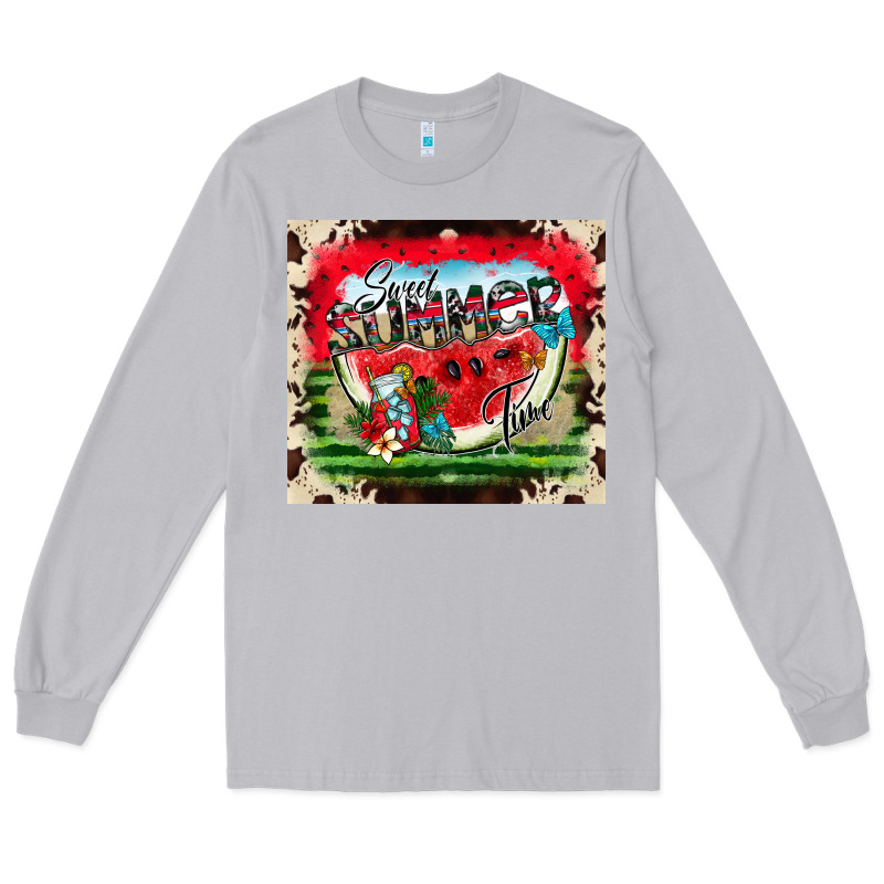 Sweet Summer Time Long Sleeve Tee by CowhideDigitalArt | Teevron