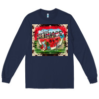 Navy Sweet Summer Time Long Sleeve Tee - CowhideDigitalArt