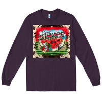 Plum Sweet Summer Time Long Sleeve Tee - CowhideDigitalArt