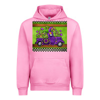 Fuchsia Pink mardi gras truck Urban Hoodie - Jasminsmagicworld
