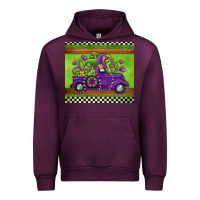 Mauve Wine mardi gras truck Urban Hoodie - Jasminsmagicworld