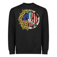 Black Peace sign Heavyweight Sweatshirt - JahusDesignShop