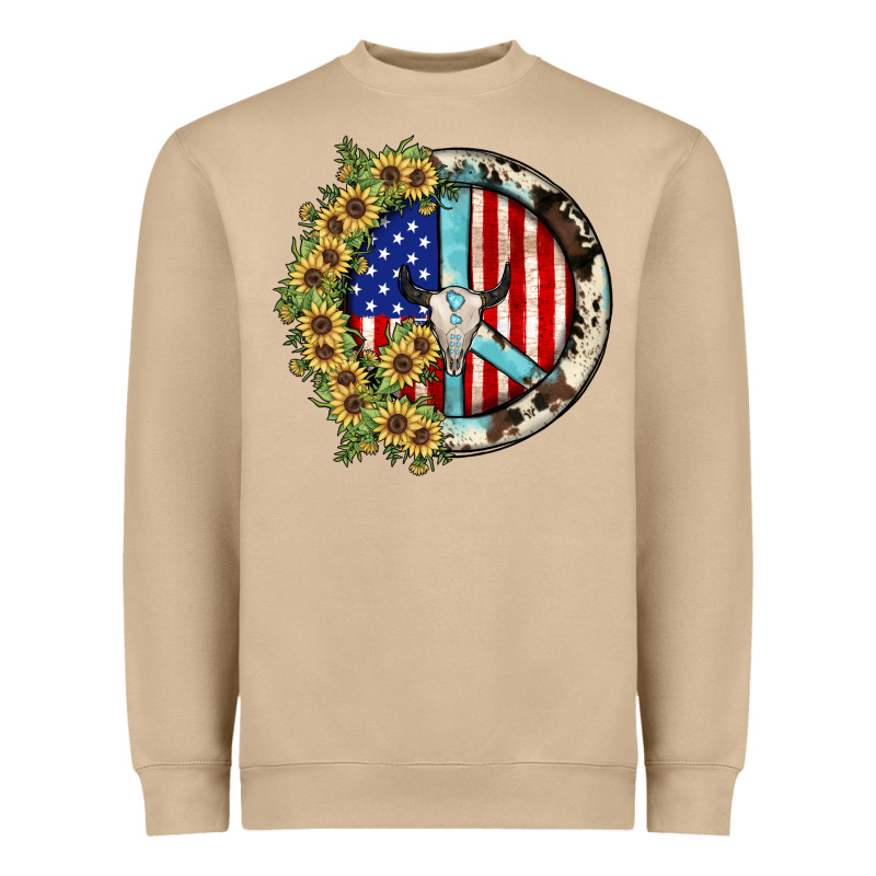 Peace Sign Heavyweight Sweatshirt by JahusDesignShop | Teevron