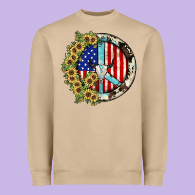 Peace Sign Heavyweight Sweatshirt Designed By Jahusdesignshop
