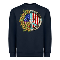 Navy Peace sign Heavyweight Sweatshirt - JahusDesignShop