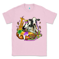 Bubblegum Pink holstein mardi gras Classic Tee - OliviaCreatesArt