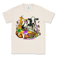 Natural holstein mardi gras Classic Tee - OliviaCreatesArt