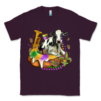 Plum holstein mardi gras Classic Tee - OliviaCreatesArt
