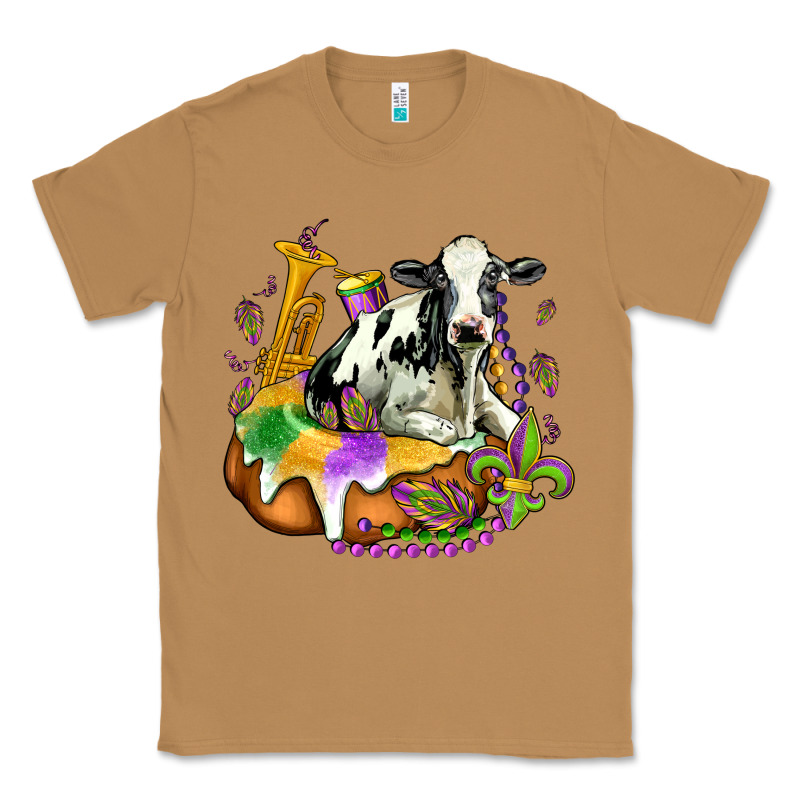 Holstein Mardi Gras Classic Tee by OliviaCreatesArt | Teevron