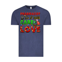 Vintage Denim pharmacist do it with care and love christmas Vintage Tee - FaDigitalArtStudio