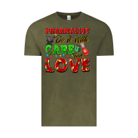 Vintage Olive pharmacist do it with care and love christmas Vintage Tee - FaDigitalArtStudio