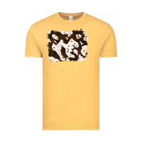 Vintage Mustard cowhide Vintage Tee - RanaPortraitStore