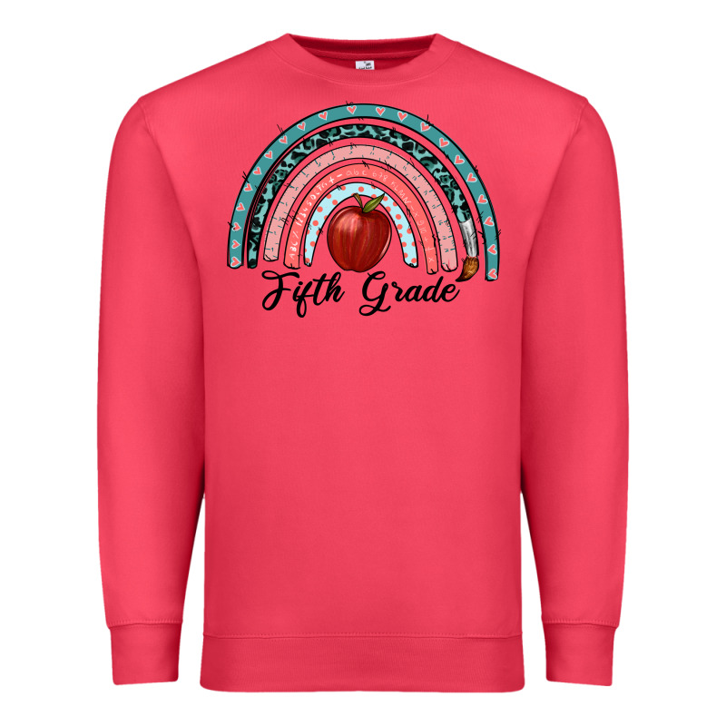 Fifth Grade Rainbow Premium Sweatshirt by RanaPortraitStore | Teevron