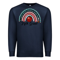 Navy fifth grade rainbow Premium Sweatshirt - RanaPortraitStore