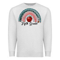 Oatmeal Heather fifth grade rainbow Premium Sweatshirt - RanaPortraitStore