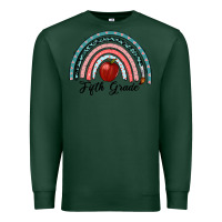 Sports Green fifth grade rainbow Premium Sweatshirt - RanaPortraitStore