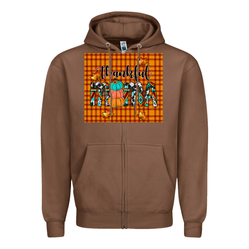 Thankful Tumbler Zipper Hoodie by JahusDesignShop | Teevron