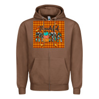 Chestnut thankful tumbler Zipper Hoodie - JahusDesignShop