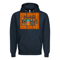 Navy thankful tumbler Zipper Hoodie - JahusDesignShop
