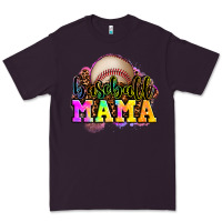 Plum baseball mama Premium Tee - OliviaCreatesArt
