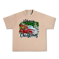 Burro Merry Christmas Truck With Gifts Urban Heavy Tee - FaDigitalArtStudio
