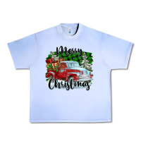 Grape Ice Merry Christmas Truck With Gifts Urban Heavy Tee - FaDigitalArtStudio