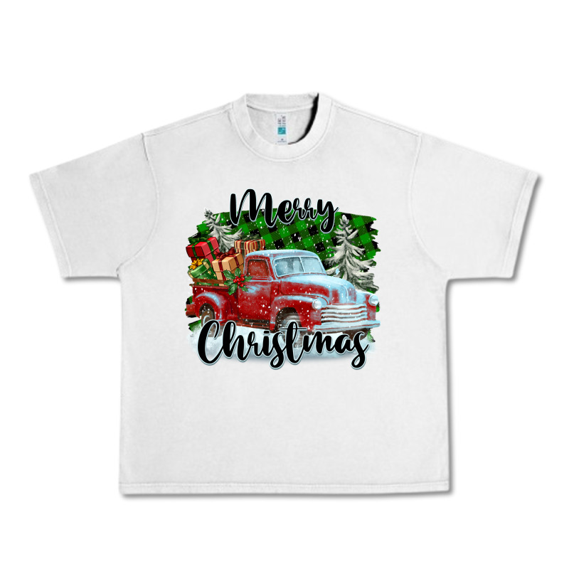 Merry Christmas Truck With Gifts Urban Heavy Tee by FaDigitalArtStudio | Teevron