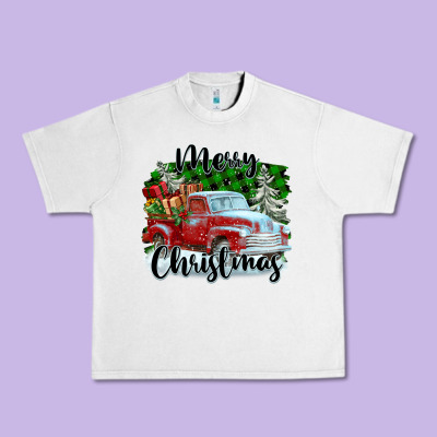 Merry Christmas Truck With Gifts Urban Heavy Tee Designed By Fadigitalartstudio