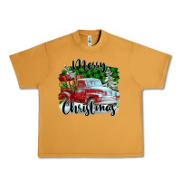 Peanut Butter Merry Christmas Truck With Gifts Urban Heavy Tee - FaDigitalArtStudio