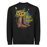 Black Bee Kind Heavyweight Sweatshirt - JahusDesignShop