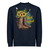 Navy Bee Kind Heavyweight Sweatshirt - JahusDesignShop