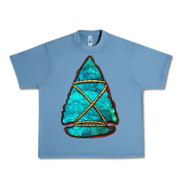 Pebble Blue turquoise arrowhead Urban Heavy Tee - Jasminsmagicworld
