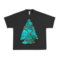 Pigment Black turquoise arrowhead Urban Heavy Tee - Jasminsmagicworld